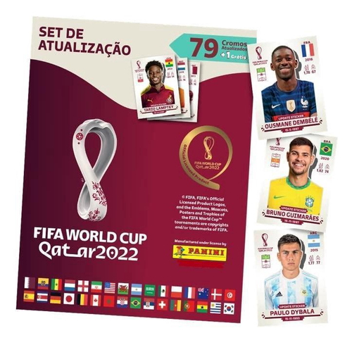 COR da NOSSA FIGURINHA - Álbum Copa do Mundo Qatar 2022 da Panini 