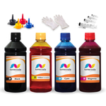 Kit 4 Tinta Para Epson L6270 T504120 cmyk 500ml Linha Platinum
