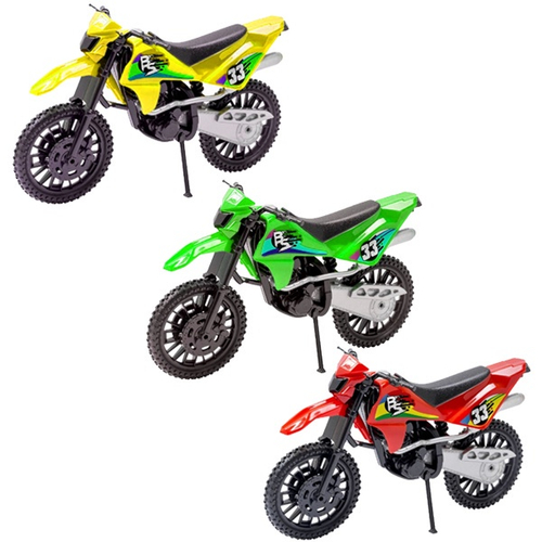 Moto de Motocross de Brinquedo com Apoio - Vermelho