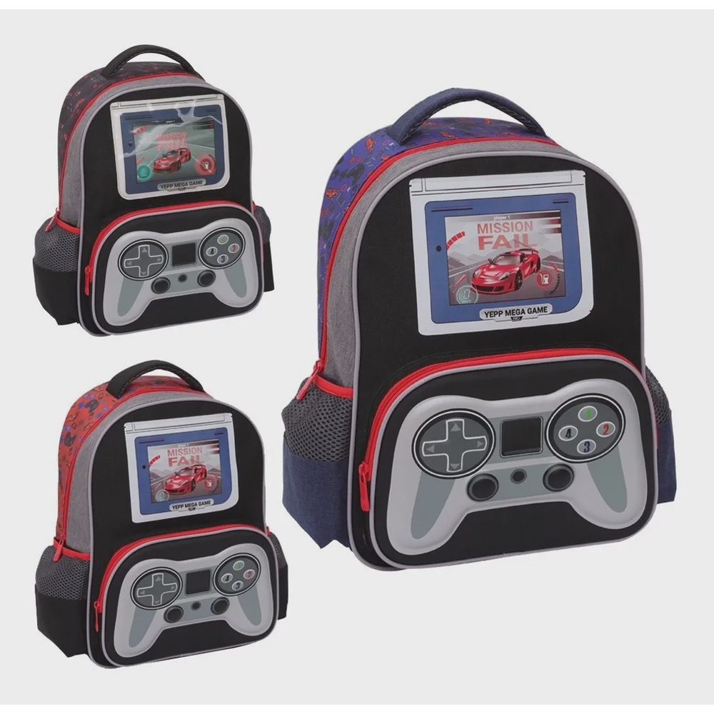 Jogo mochila infantil masculina