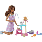 Boneca Barbie Family - Bicicleta Com Pets - MP Brinquedos