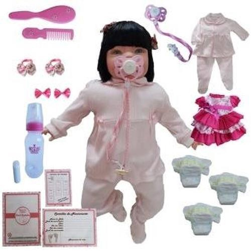 Kit roupa boneca bebê reborn menina