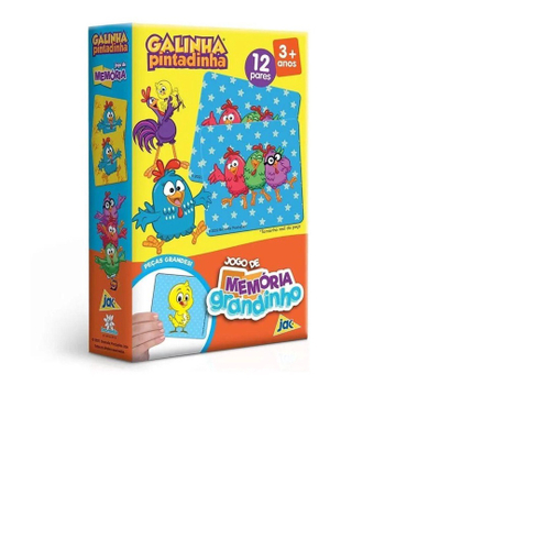 Jogo da Memória Galinha Pintadinha Grandinho - Toyster