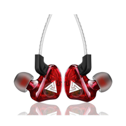 Fone De Ouvido Qkz Ck5 Microfone - Retorno Palco - Vermelho Menor preço em Fone De Ouvido Qkz Ck5 Microfone - Retorno Palco - Vermelho