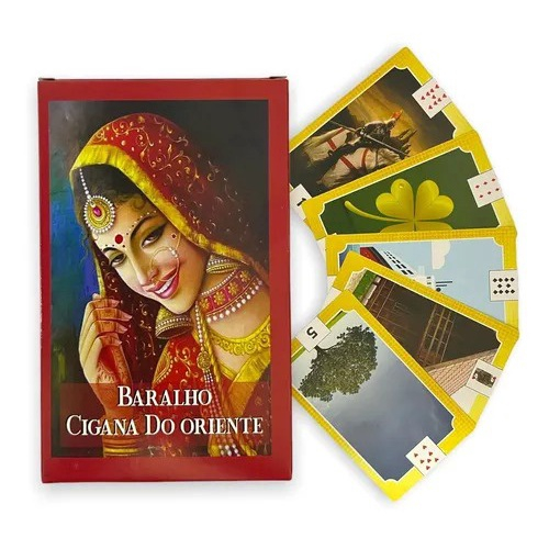 Jogo Cartas Baralho Cigana Do Oriente 36 Cartas E Manual