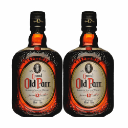 Kit 02 Grand Old Parr Blended Scotch Whisky Escocês 12 anos 1000ml Menor preço em Kit 02 Grand Old Parr Blended Scotch Whisky Escocês 12 anos 1000ml