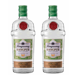 Kit 02 Tanqueray Rangpur Gin Inglês 700ml Menor preço em Kit 02 Tanqueray Rangpur Gin Inglês 700ml
