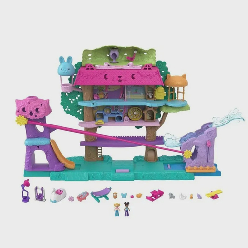 Brinquedo Boneca Mega Casa Surpresa Escala Polly Pocket GFR12 Completa  Original Matel Poly Playset em Promoção na Americanas