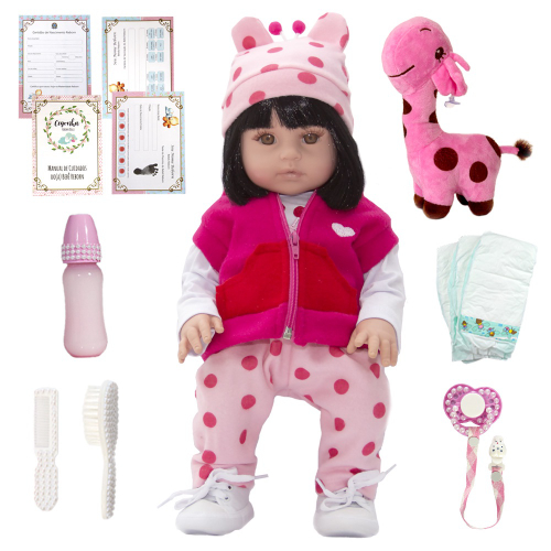 Bebê Reborn Com Cabelo de Princesa Baby Alive Corpo Silicone em Promoção na  Americanas