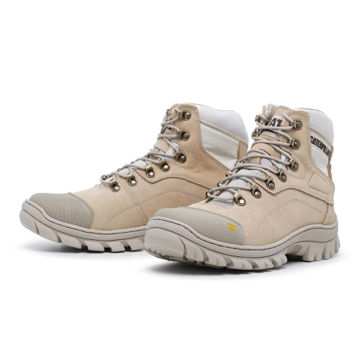 Bota Coturno Caterpillar Couro Desert Original Lançamento - Nude em  Promoção na Americanas