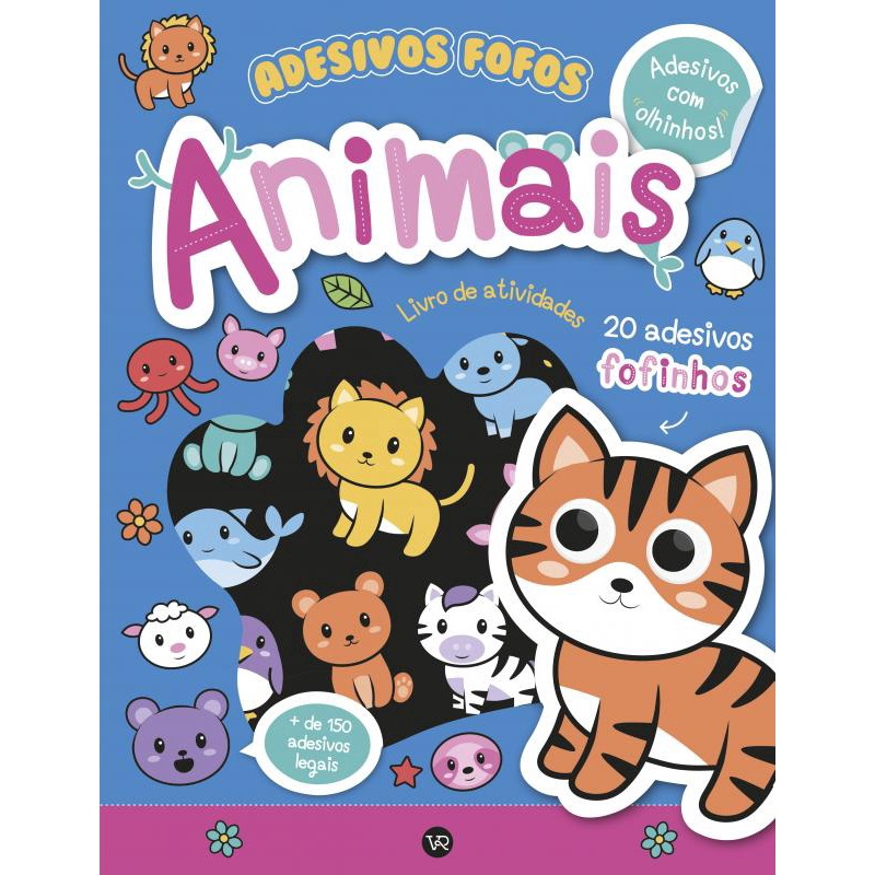 Livro de Atividades Infantil - Adesivos Fofinhos: Meninas