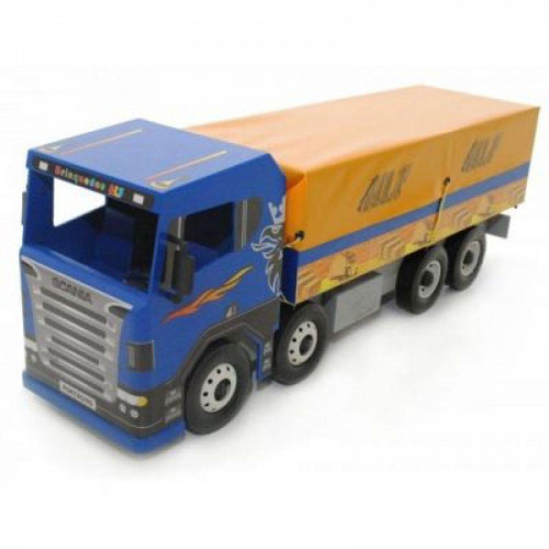 Caminhão Truck Brinquedo Grande Carroceria Madeira 70cm Lona em Promoção na  Americanas