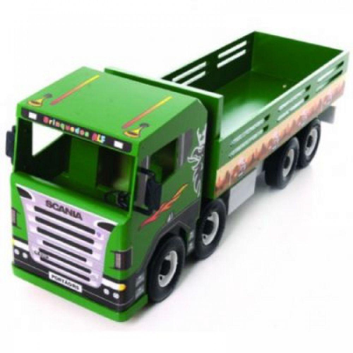 Caminhão Truck Vermelho com Pedal e Capacete - 9300C- Magic Toys - Real  Brinquedos