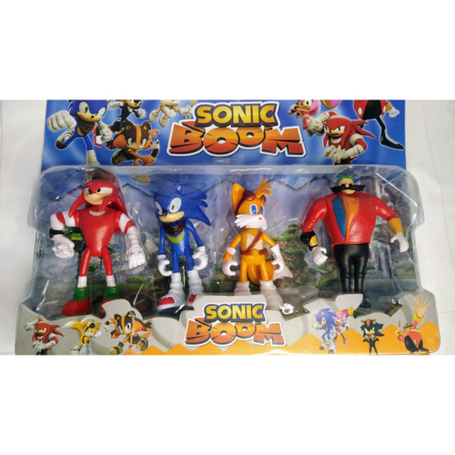 Bonecos Sonic Kit 4 personagens no Shoptime