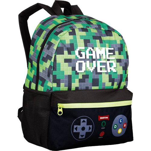 Mochila Escolar Infantil Brancoala Games Rodinha G Lancheira