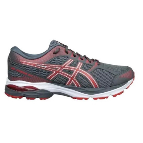 Asics cinza hotsell e vermelho