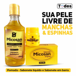Kit Micosan Pomada 50g + Sabonete Líquido + Sab Barra