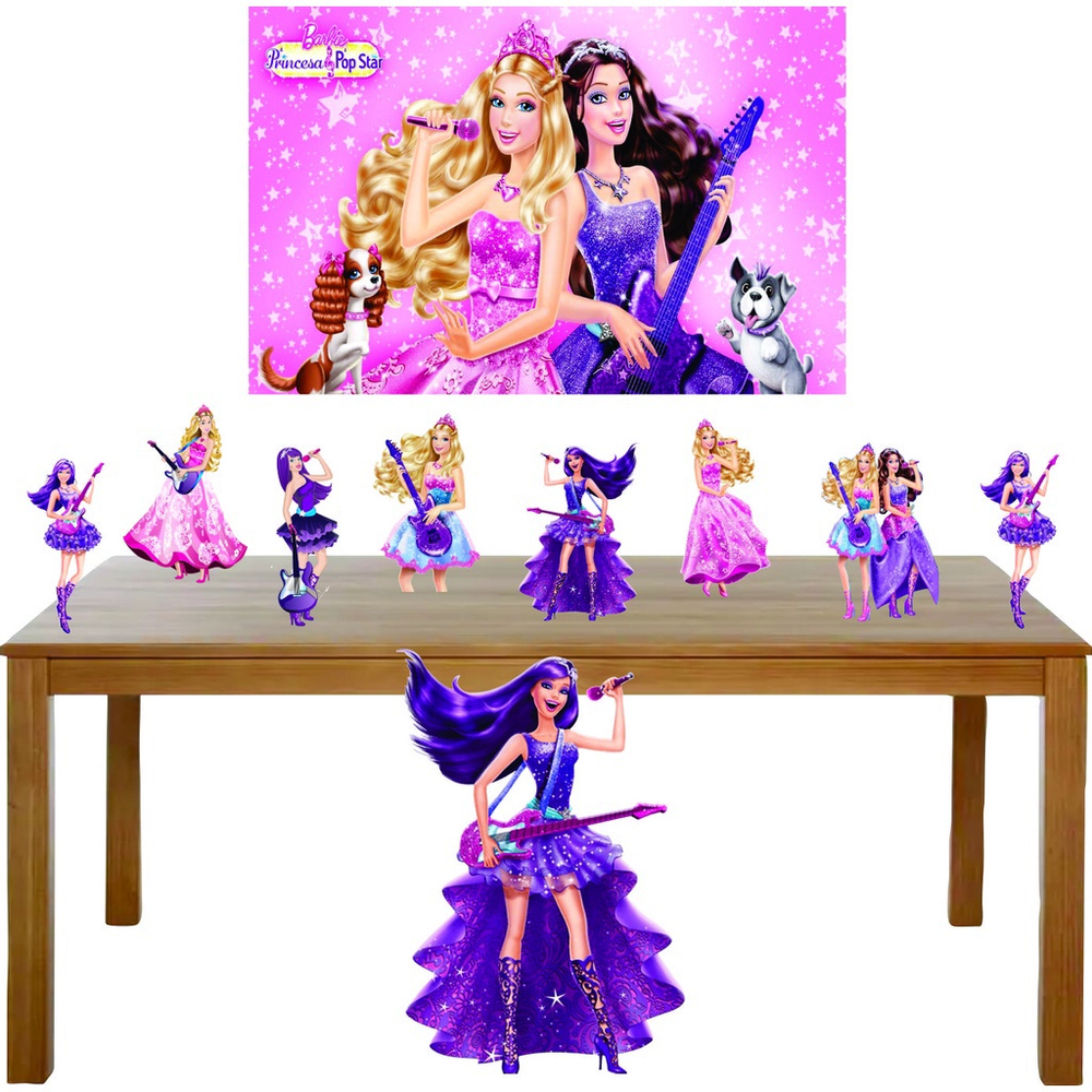 Bolo Barbie Princesa E Popstar / Barbie Princess And Popstar Cake