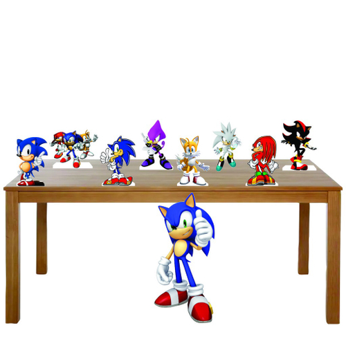 Display Painel de chão para foto Sonic e Tails