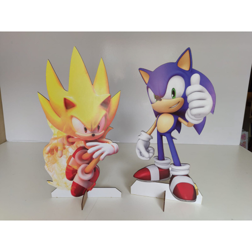 Display Painel de chão para foto Sonic e Tails