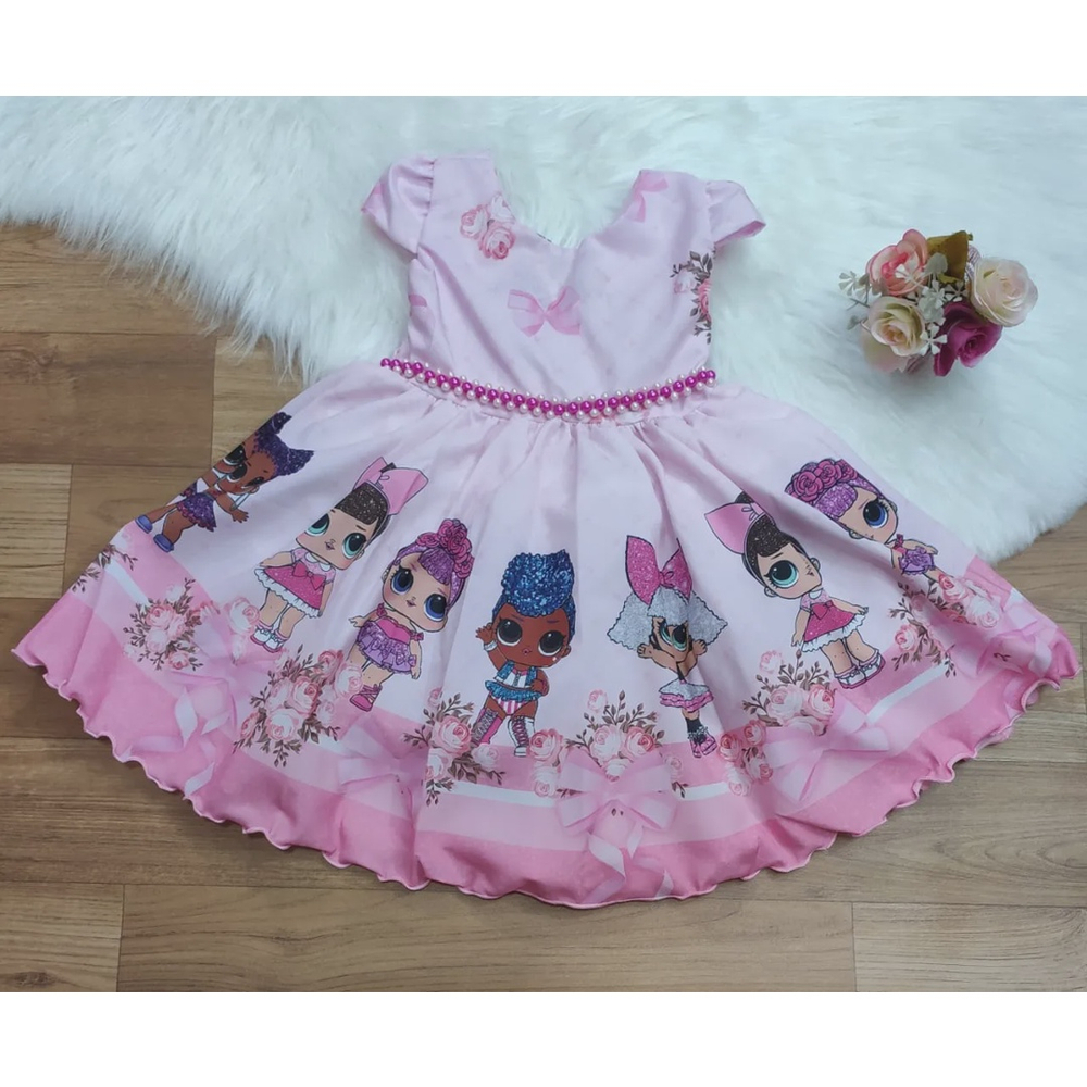 Vestido De Bebe Menina Linda Para Sua Princesa Brilhar !!