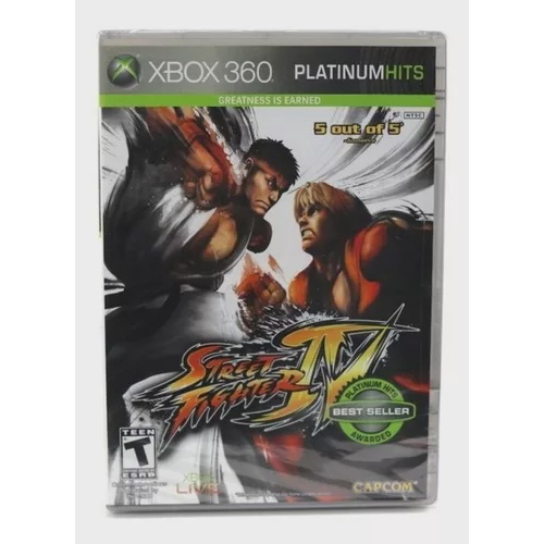 Street Fighter IV - Jogo Xbox 360 Mídia Física