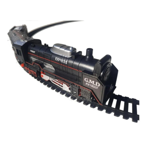 MINI TREM ELETRICO FERRORAMA BRINQUEDO INFANTIL LOCOMOTIVA TRILHOS A PILHA  HERO SQUAD VINTAGE - Ri Happy