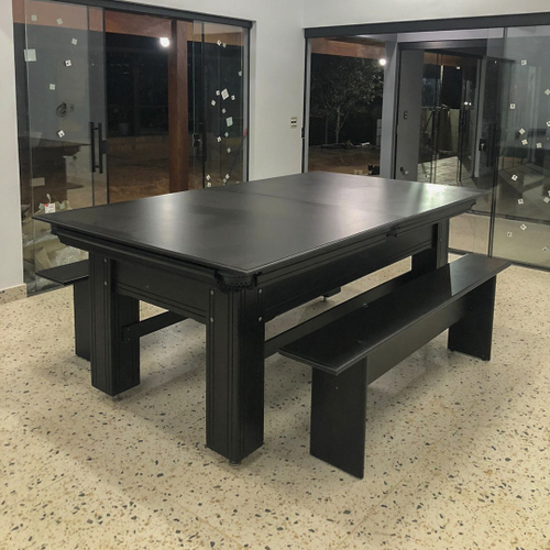 Mesa de Sinuca Bilhar Snooker Engers RM1 - Tampo de Pedra – 1,12 x 1,95 -  Tecido Beterraba no Shoptime