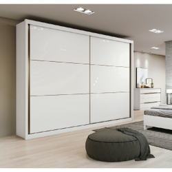 Guarda Roupa Casal Toronto Plus 2 Portas de Correr 6 Gavetas Móveis Lopas Branco é boa?