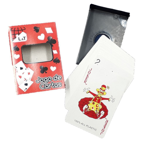 Kit Jogo de Cartas Baralho truco poker 100% Plástico - LT-20027 - mjs smart  imports - importados e nacionais