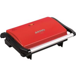 Grill Compact Guno Arno C/Placas Antiaderentes Vermelho 127 Menor preço em Grill Compact Guno Arno C/Placas Antiaderentes Vermelho 127