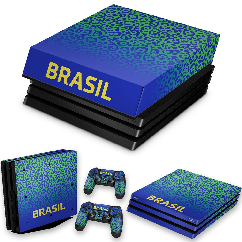 Capa Anti Poeira e Skin PS5 - Brasil no Shoptime