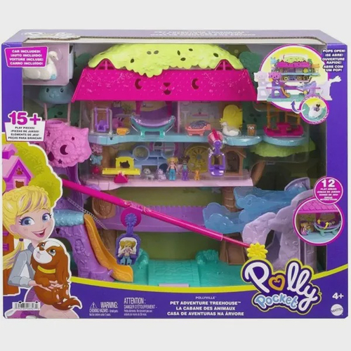 Polly Casa de Aventuras na Arvore Playset Mattel HHJ06 em Promoção na  Americanas