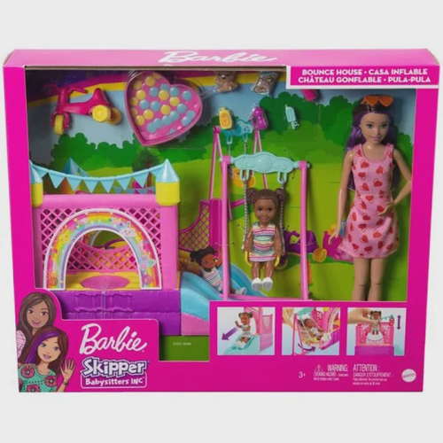 Boneca - Barbie Skipper Babysitter - Passeio no Parque (HHB68) MATTEL