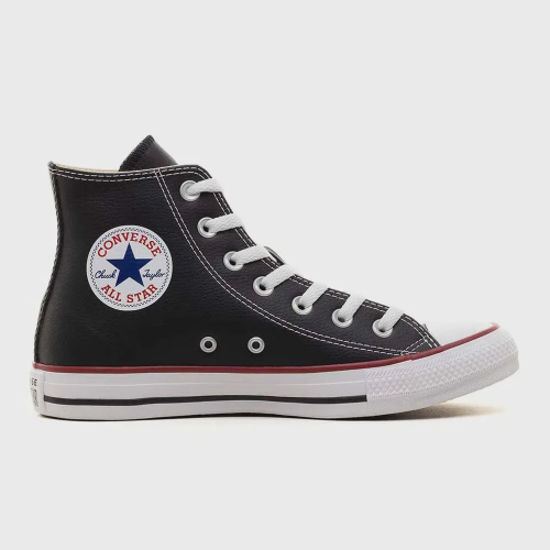 Tenis Cano Alto Couro Converse All Star Original