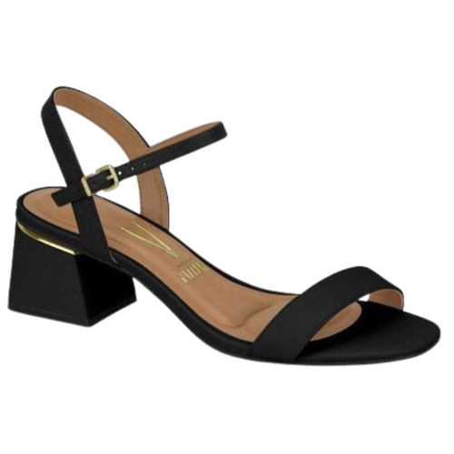 Salto vizzano store preto com dourado