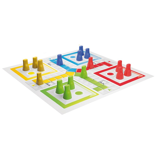 Jogo Ludo de Tabuleiro - Pedagógico, Educativo para toda a família +5anos