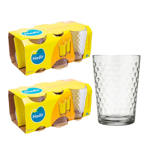 Jogo Copo Americano Água Suco 300ml 24 Peças - Nadir Figueiredo no Shoptime