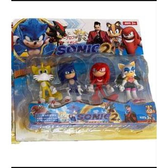 Brinquedo infantil 4 boneco sonic e sua turma. no Shoptime