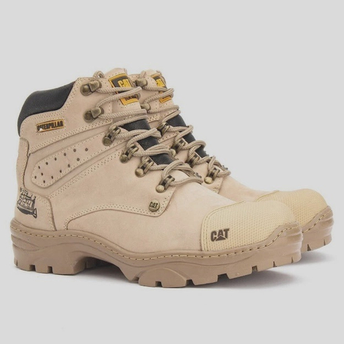 Bota Adventure Caterpillar Masculina Em Couro Marfim na Americanas