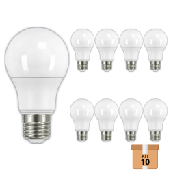 Kit 10 Lâmpadas Led Bulbo 15W Bivolt Branco Frio 6500k Soquete E27 Luz Branca Menor preço em Kit 10 Lâmpadas Led Bulbo 15W Bivolt Branco Frio 6500k Soquete E27 Luz Branca