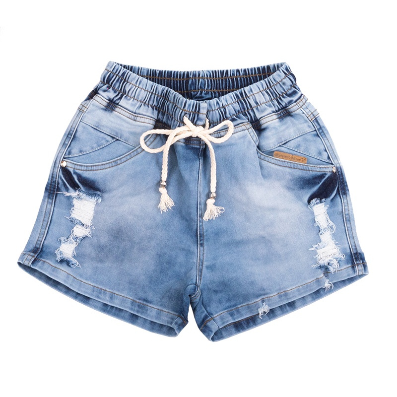 Short store feminino rasgadinho