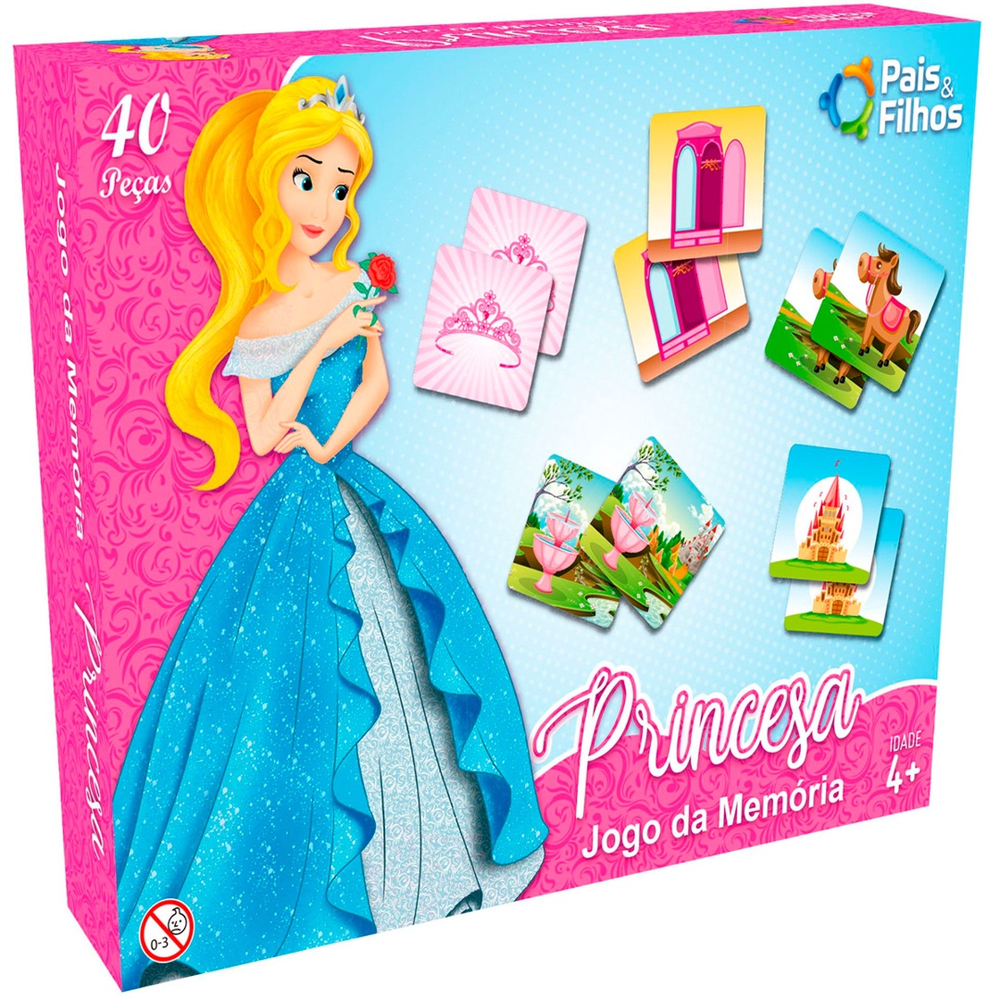 MEMÓRIA Jogo - Princesas - Disney - DINO - 4,95 € - Brinquedos