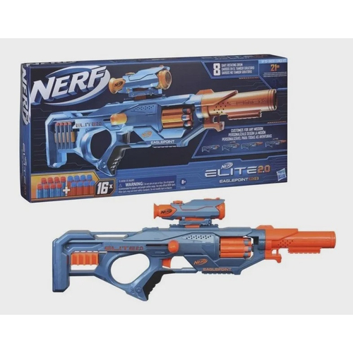 Arminha do tipo Nerf grande com Mira e 6 Dardos 45cm Cinza em Promoção na  Americanas