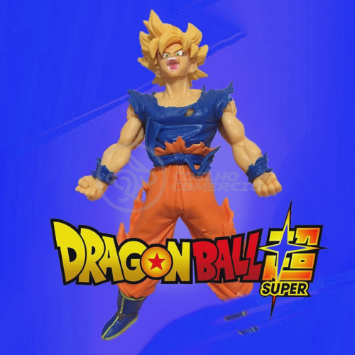 Boneco do goku articulado super sayajin 2 fullpower, casas bahia