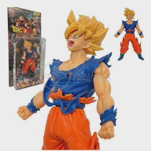 Figure Goku Super Sayajin em Resina PVC - Axel Colecionaveis