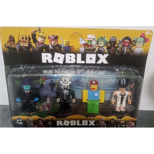 Brinquedo Roblox 5 Personagens e Acessórios