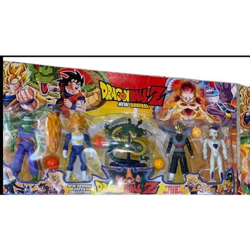 Kit 4 Boneco Dragon Ball Z Gohan, Super Vegeto, Picolo, Vegeta e Esferas Do  Dragão