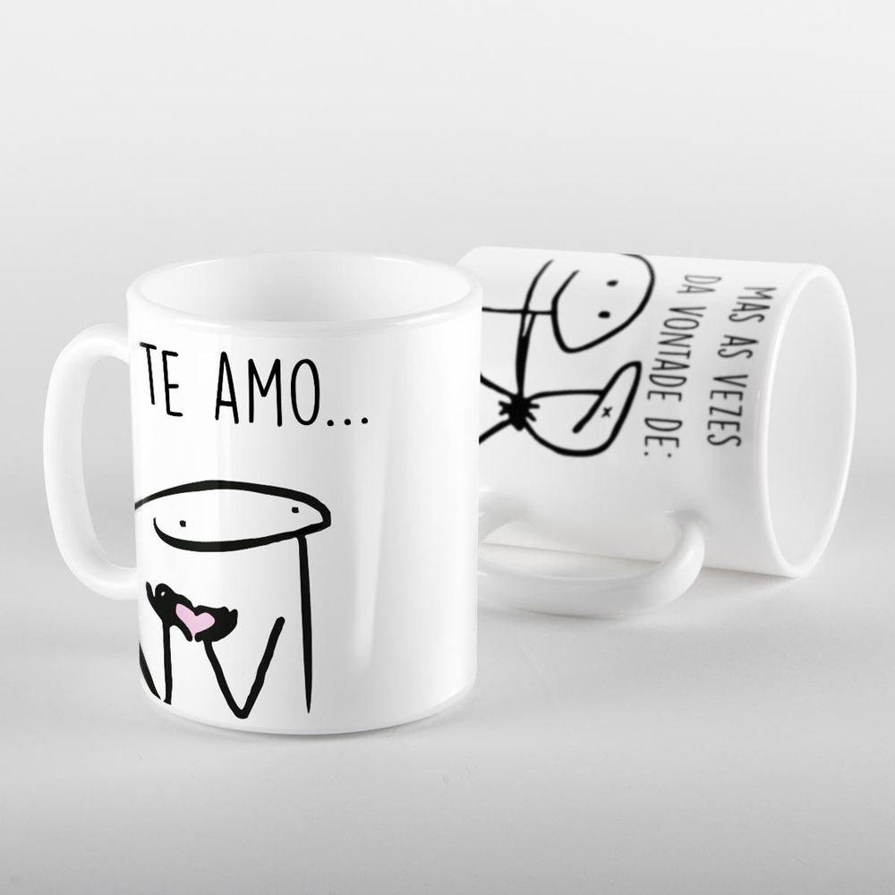 Caneca Flork Eu Te Amo Mais Da Vontade Submarino