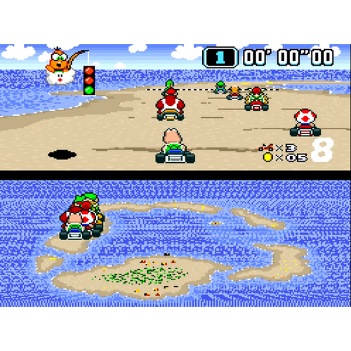 Super Mario Kart (SNES) e o início das loucas corridas entre os